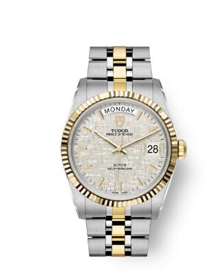 Buy Tudor Prince Date + Day Replica Watch 36 mm steel case Yellow gold bezel m76213 0019