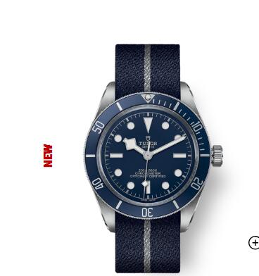 New Tudor Watch BLACK BAY FIFTY EIGHT m79030b 0003 Replica watch 39 mm steel case Blue fabric strap