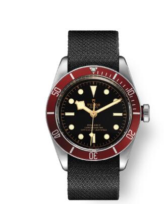 Tudor BLACK BAY replica watch m79230r 0010 41 mm steel case Black fabric strap