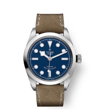 Tudor BLACK BAY 36 Watch Replica 36 mm steel case Beige leather strap m79500 0005