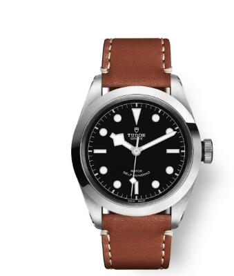 Tudor BLACK BAY 41 Watch Replica 41 mm steel case Brown leather strap m79540 0007