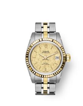 Buy Tudor Princess Date Replica Watch 25 mm steel case Yellow gold bezel m92413 0003