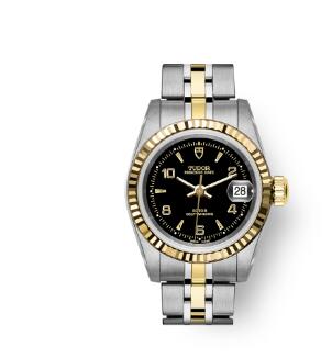 Buy Tudor Princess Date Replica Watch 25 mm steel case Yellow gold bezel m92413 0004