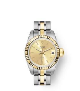 Buy Tudor Princess Date Replica Watch 22 mm steel case Yellow gold bezel m92513 0001