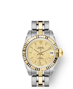 Buy Tudor Princess Date Replica Watch 22 mm steel case Yellow gold bezel m92513 0012