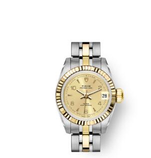 Buy Tudor Princess Date Replica Watch 22 mm steel case Yellow gold bezel m92513 0014