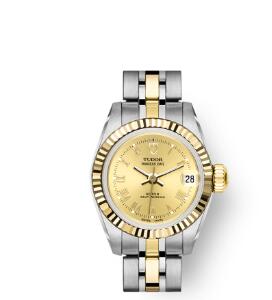 Buy Tudor Princess Date Replica Watch 22 mm steel case Yellow gold bezel m92513 0016
