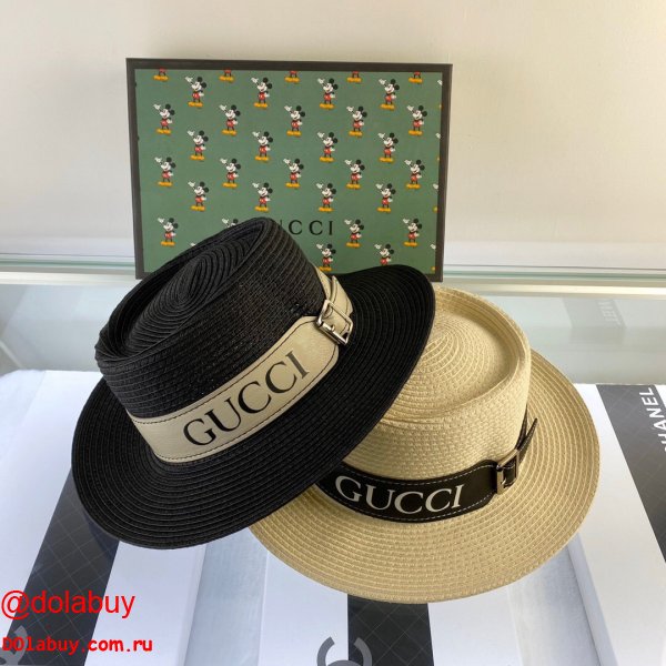 USA Gucci Belt design straw hat