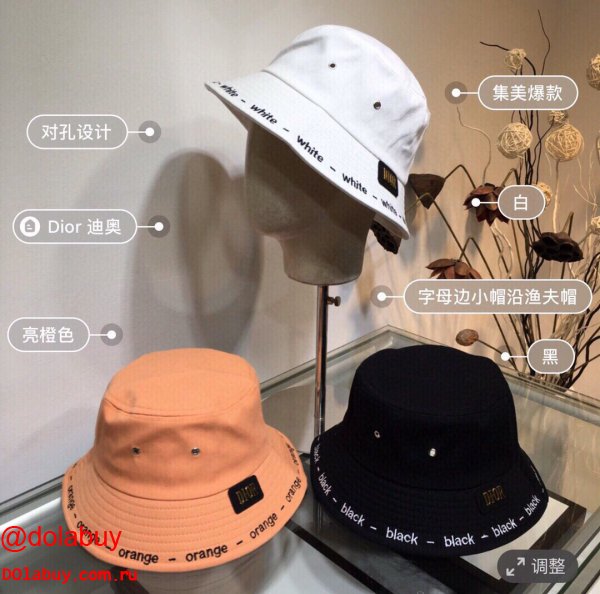 AAA+ Christian Dior Wild fisherman Temperament cap hat