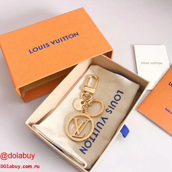 AAA+ LV Circle Bag Charm & Key Holder M68000 Gold