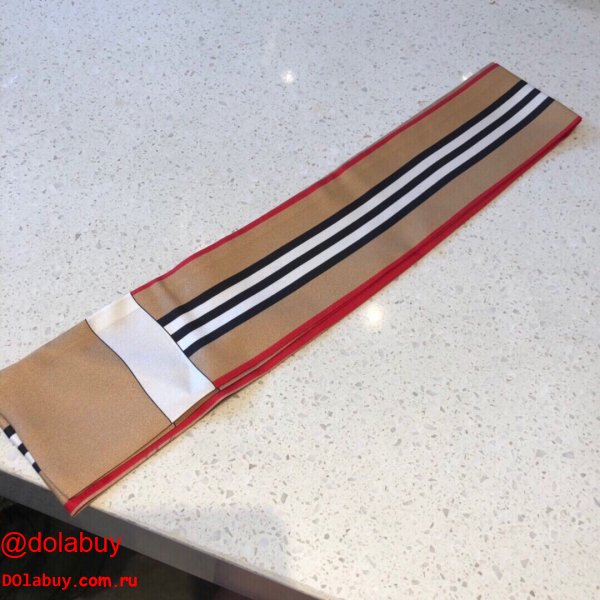 Burberry silk ribbon Straps bow tie streamers