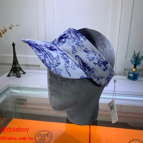 High Quality Christian Dior Blue and white porcelain hats