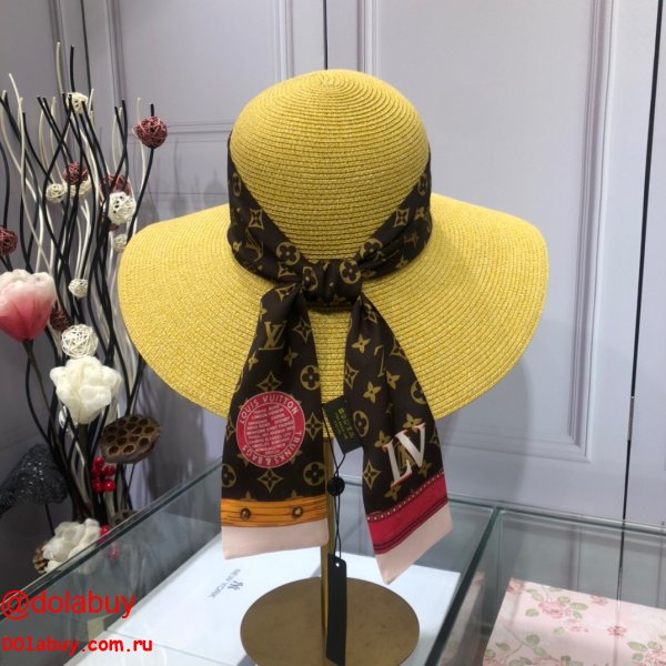 Louis Vuitton 2020 New style streamer straw basin hat