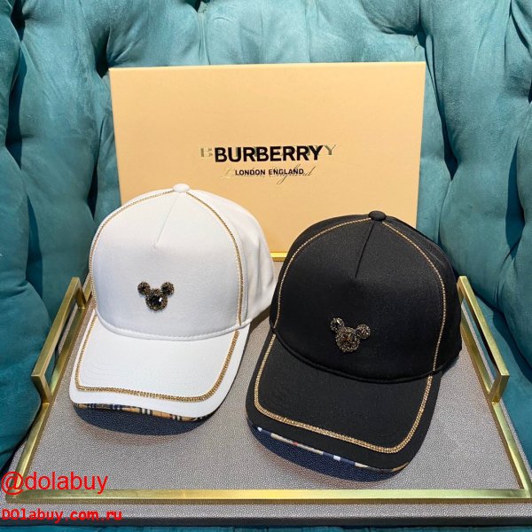 Best Burberry Checked Mickey baseball Designer cap