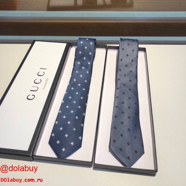 Gucci Huffero Designer Twill Silk Tie for Men Necktie