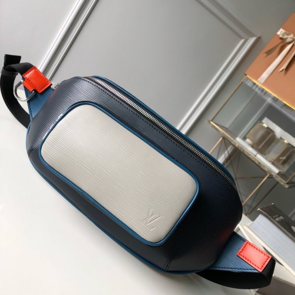 Cheap Louis Vuitton BumbagBelt Bag M51463 White Epi Leather Replica Handbags Louis Vuitton BumbagWave