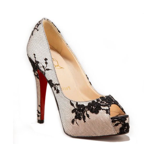 Best Christian Louboutin Women Peep toe Pumps Replica Luxury Shoes Christian Louboutin Single