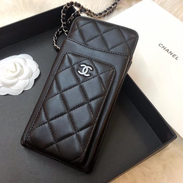 High Quality CC Clutch With Chain Grained Calfskin AP0990 Replica Handbags Ch 