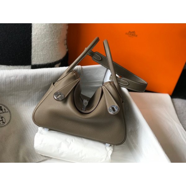 Replica Grey Hermes Lindy 26cm Bags Sale Outlet Online Replica Handbags Hermes Lindy
