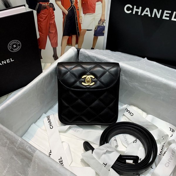 AAA+ CC Waist Second Hand Black 88861 Fashion Replica Handbags Ch 