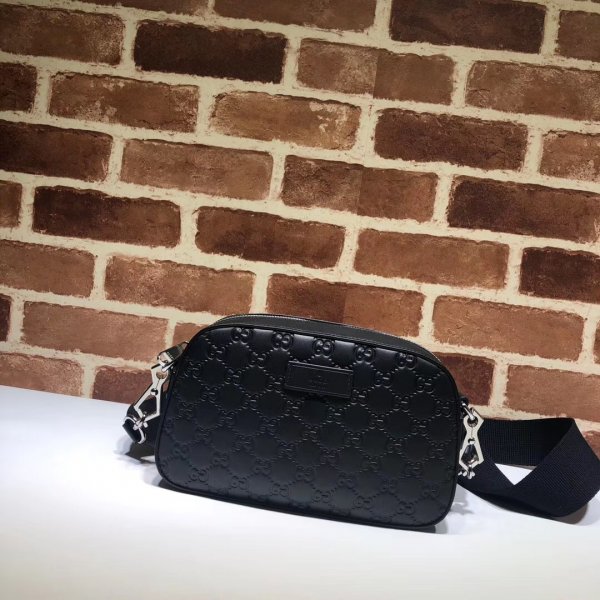 Gucci Replica 574886 Small GG Psychedelic shoulder black bag Replica Handbags Gucci Shoulder