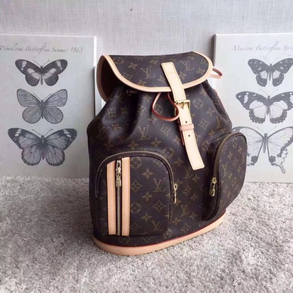 Designer Louis Vuitton Monogram Canvas Bosphore M40107 Brown Replica Handbags Louis Vuitton Monogram
