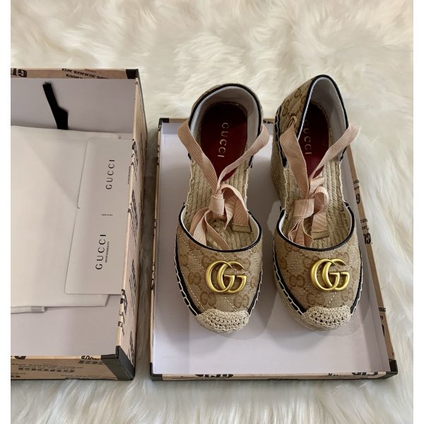 Cheap Gucci Wedge Sandals Replica Luxury Shoes Gucci