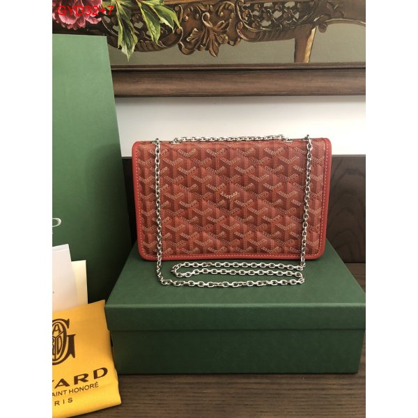 Replica Goyard High Quality Chain Alexandre III Wine Red Bag Replica Handbags Goyard Crossbody