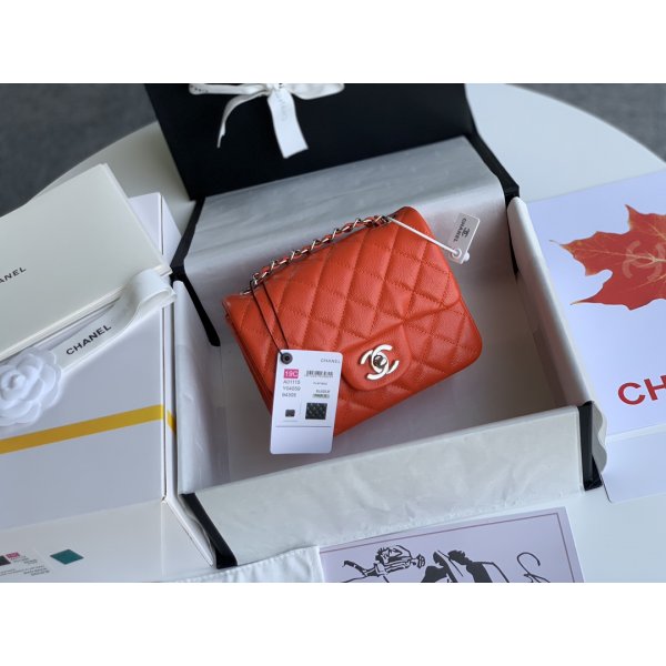 CC Designer CF 17CM Classic Flap Red AAA Bag Replica Handbags Ch 