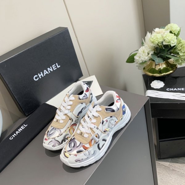 Best quality Chanel Couple sneakers 008 Replica Luxury Shoes Ch