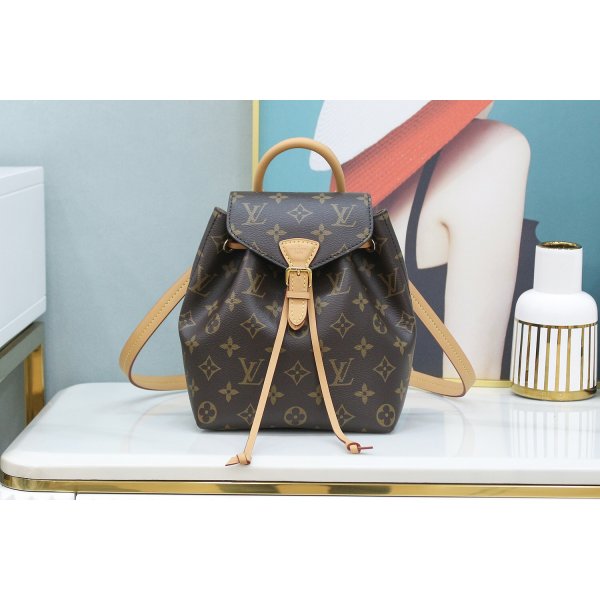 Louis Vuitton Wholesale M45502 Montsouris Backpack Monogram Empreinte Leather Replica Handbags Louis Vuitton Montsouris