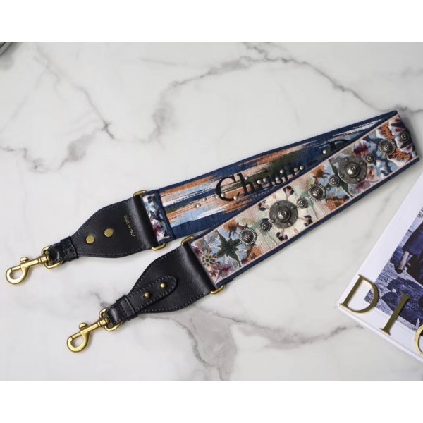 High Quality Christian Dior SHOULDER Embroidery AAA+ STRAP Replica Handbags Dior Strap