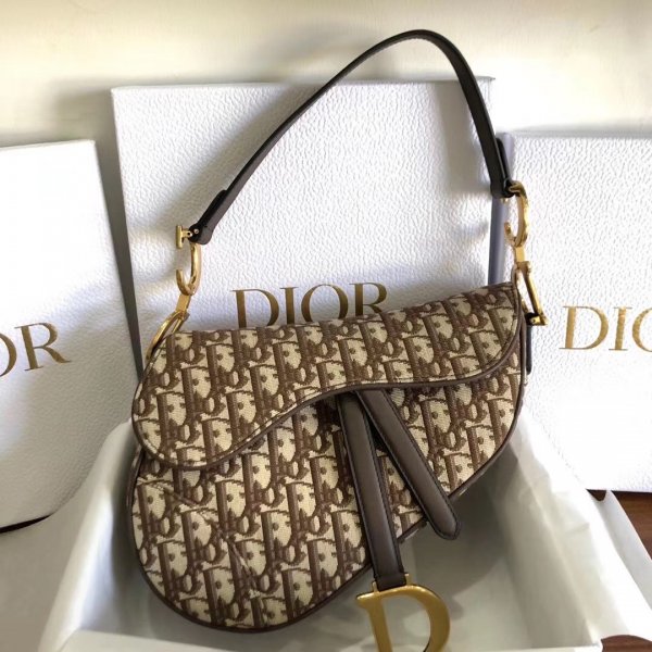 Dior Saddle Fashion Oblique Jacquard Replica Bags Replica Handbags Dior Saddle