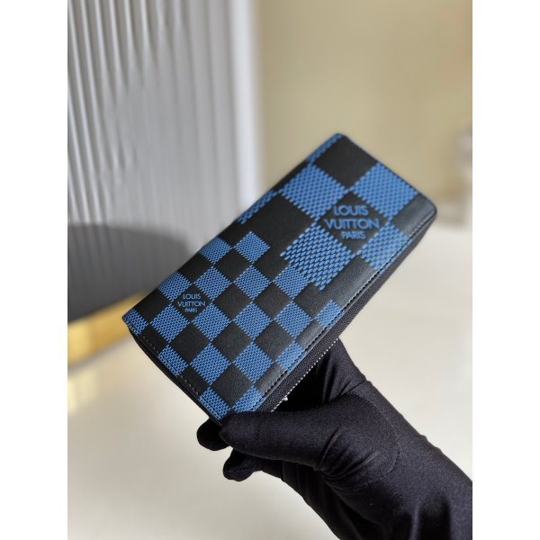 Louis Vuitton N60442 Zippy Wallet Vertical Damier Infini Leather Replica Handbags Louis Vuitton Wallets
