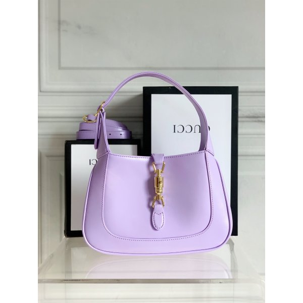 Gucci Jackie Purple 1961 Large Hobo Bag In GG Supreme Replica Replica Handbags Gucci Jackie