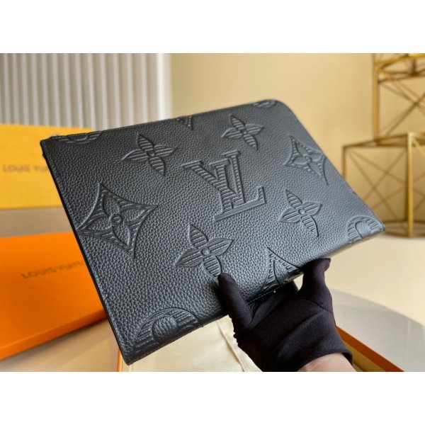 Louis Vuitton Pochette Jour GM Taurillon Leather M80044 Travel Replica Handbags Louis Vuitton Pochette