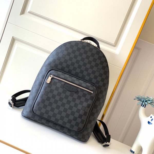 Louis Vuitton Replicas Josh Damier Graphite Canvas N40365 Grey Replica Handbags Louis Vuitton Damier Canvas