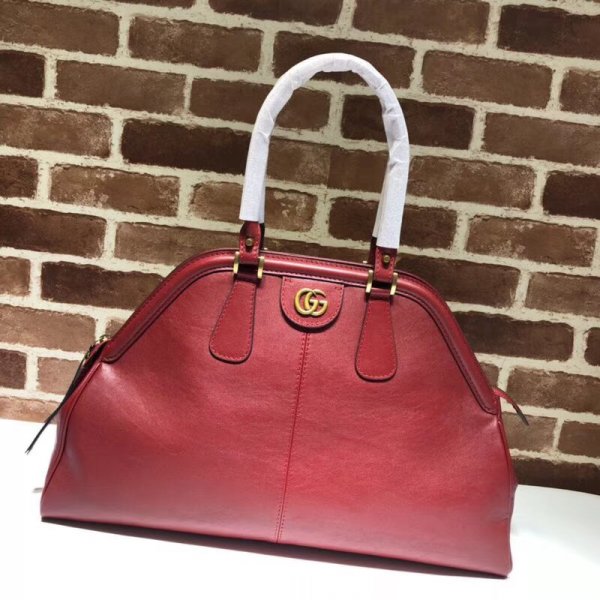 Replicas Gucci Cheap leather RE BELLE LARGE Top Handle Shoulder 515937 Replica Handbags Gucci Tote