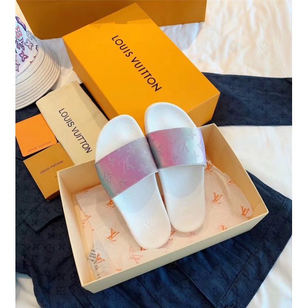 Louis Vuitton Beach Slippers 002 Replica Luxury Shoes LV