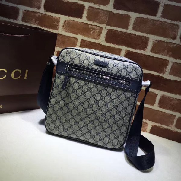AAA+ Gucci 201448 Shoulder Bag GG Implementation PVC Replica Handbags Gucci G Men Bag