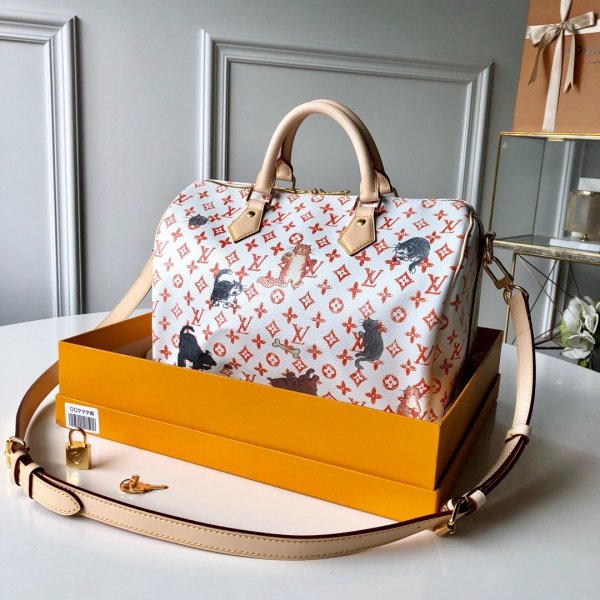 Luxury Louis Vuitton Knockoff Speedy 30 Bandouliere M44400 Replica Handbags Louis Vuitton SpeedyTwist