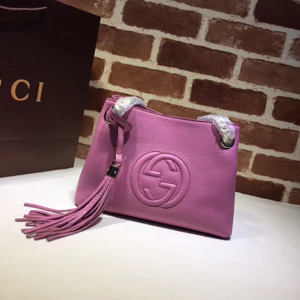 Top Quality Gucci Soho Leather Chain Strap Shoulder 387043 Bag Replica Handbags Gucci Soho