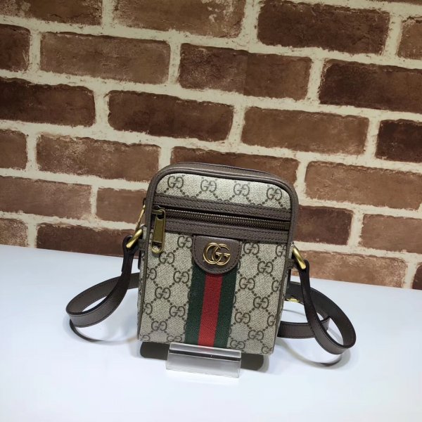 High Quality Gucci Replica GG Supreme Ophidia Shoulder 598127 Bag Replica Handbags Gucci Ophidia