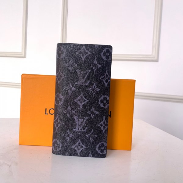 Louis Vuitton Replica M80019 Brazza Wallet Autres Toiles Monogram in Black Replica Handbags Louis Vuitton Wallets