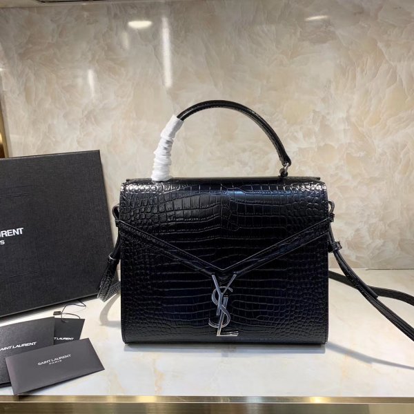High Quality Replica YSL 578000 Cassandra Top Handle Black Bags Replica Handbags YSL Handbags