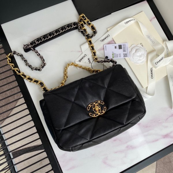 Top CC 19 Bags 2021 Black Replica Handbags Ch 