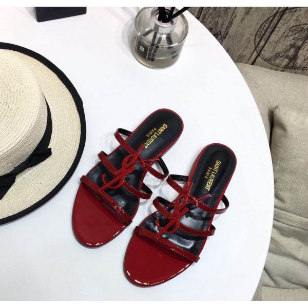 Saint Laurent Flat Sandals 002 Replica Luxury Shoes YSL