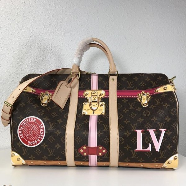Best Louis Vuitton High Quality Keepall Bandouliere Monogram Replica Handbags Louis Vuitton Keepall