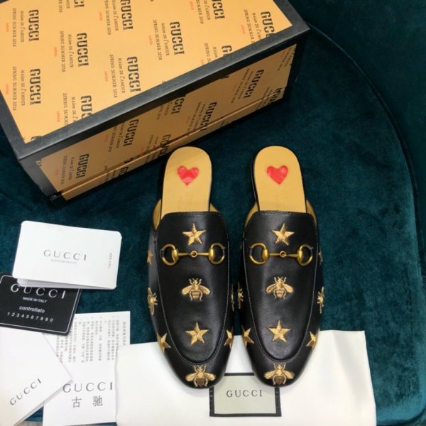 Top Gucci Loafers Slipper 001 Replica Luxury Shoes Gucci