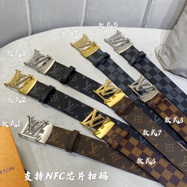Louis Vuitton Initiales Monogram Canvas 40mm Belts Replica Handbags Louis Vuitton Belt